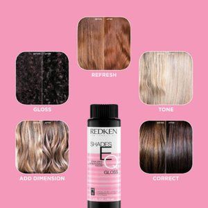 Redken Shades EQ Gloss Demi-Permanent Color Hair Toner 2 oz.(Choose your Color)